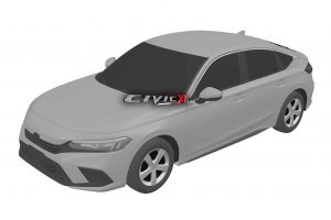 Honda Civic 2022 se muestra en imágenes de patente filtradas