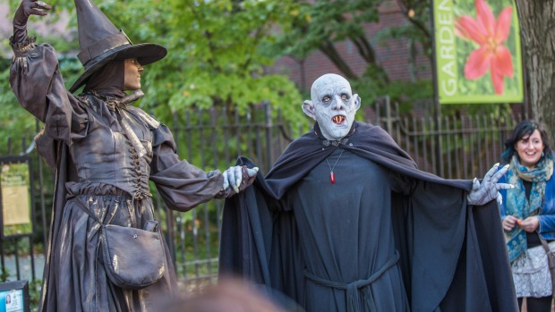 Eventos embrujados en Salem durante Halloween.