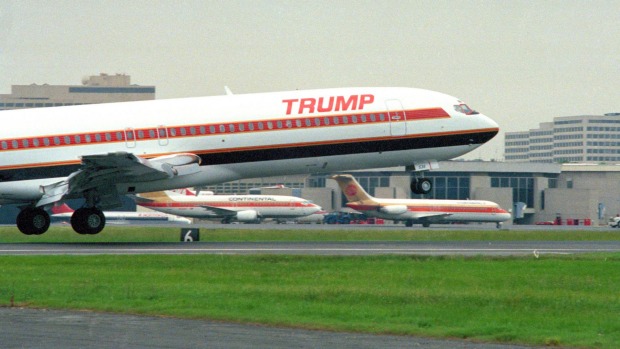 Trump Shuttle utilizó Boeing 727 más antiguos que restauró con interiores más lujosos.