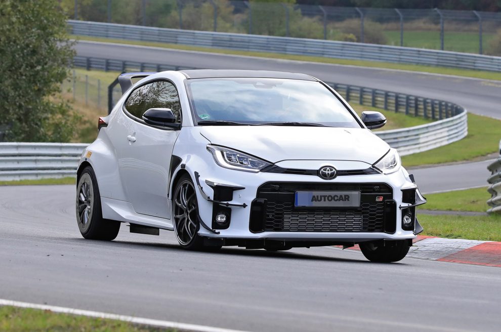 Toyota GR Yaris: prototipo modificado visto en Nurburgring