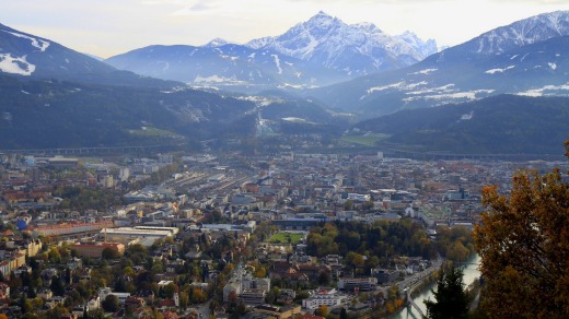 Innsbruck, capital de la región austriaca del Tirol.