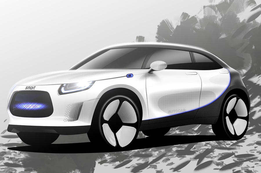 Geely y Mercedes-Benz para mostrar el concepto del SUV eléctrico inteligente