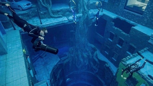 La piscina de Deep Dive Dubai tiene 59,7 metros de profundidad.
