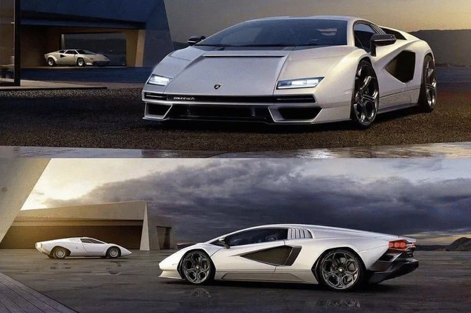 Se filtran online las nuevas imágenes del Lamborghini Countach 2021