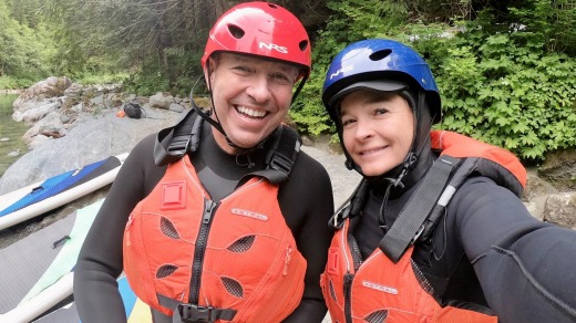 James y Hayle Baillie en Clayoquot, Isla de Vancouver.