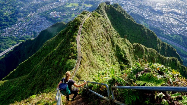 Haiku Stairs, Hawaii: la espectacular escalera abandonada a la que los turistas acuden ilegalmente
