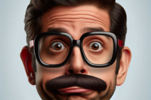 personaje de eugenio derbez con lentes