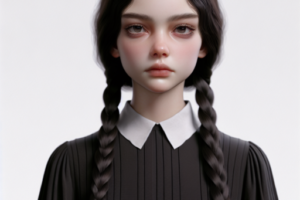 personaje de wednesday