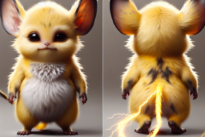 personaje de pikachu