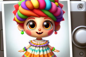 personaje de toca boca para dibujar