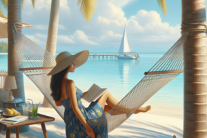 personaje de vacaciones
