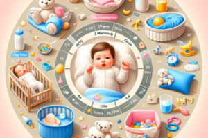 ¿Cuál es la rutina de un bebé de 3 meses?