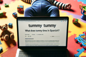 ¿Qué quiere decir Tummy Time en español?
