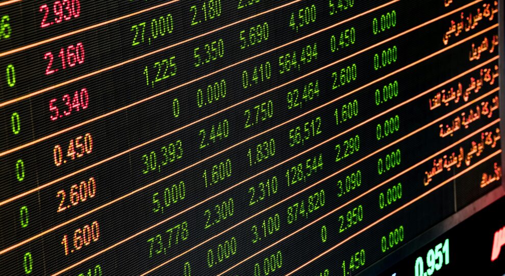Gráficos financieros economía inversión dinero euros